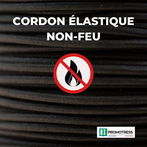 Cordon élastique non feu