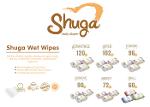 Shuga wet wipes