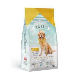 HOWLY Adult Dog Food with Chicken and Fish for All Breeds