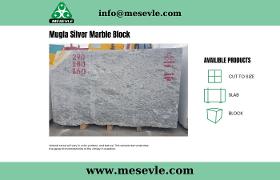 Mugla Silver Marble Block