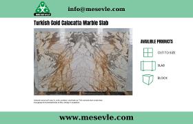 Gold Calacatta Marble Slab