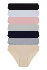 Women's Bikini Panties 7 Pack