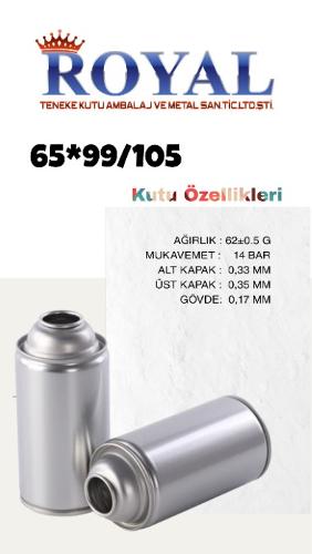 65*99/105 Aerosol Tinbox