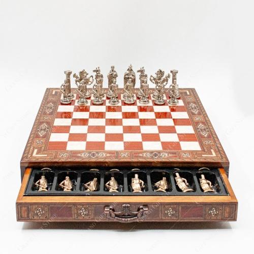 Large Chess Board with Drawers