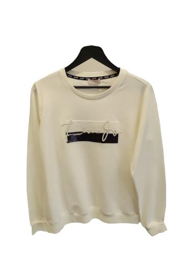 Long sleeve printed sweatshirt