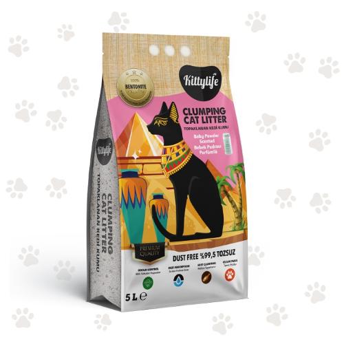 Kittylife Clumping Cat Litter Baby Powder