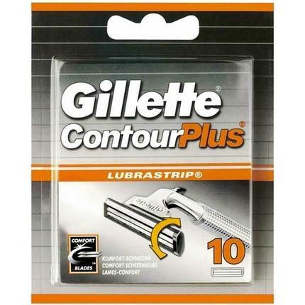 Gillette contour plus kartuşları erkek tıraş bıçağı 10 yedek