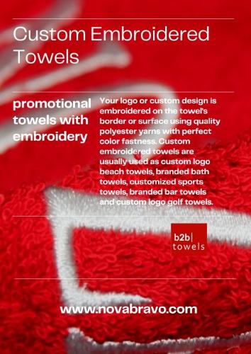 Custom Embroidered Towels, Custom Towels with Embroidery