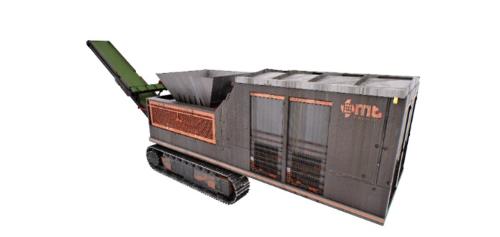 DOUBLE SHAFT MOBILE SOLID WASTE SHREDDER